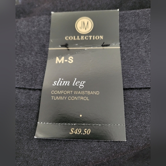 💕JM Collection Slim Leg Rivet Dress Pant Size MShort - Picture 6 of 6